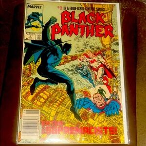 Vintage Marvel Black Panther Comic Book